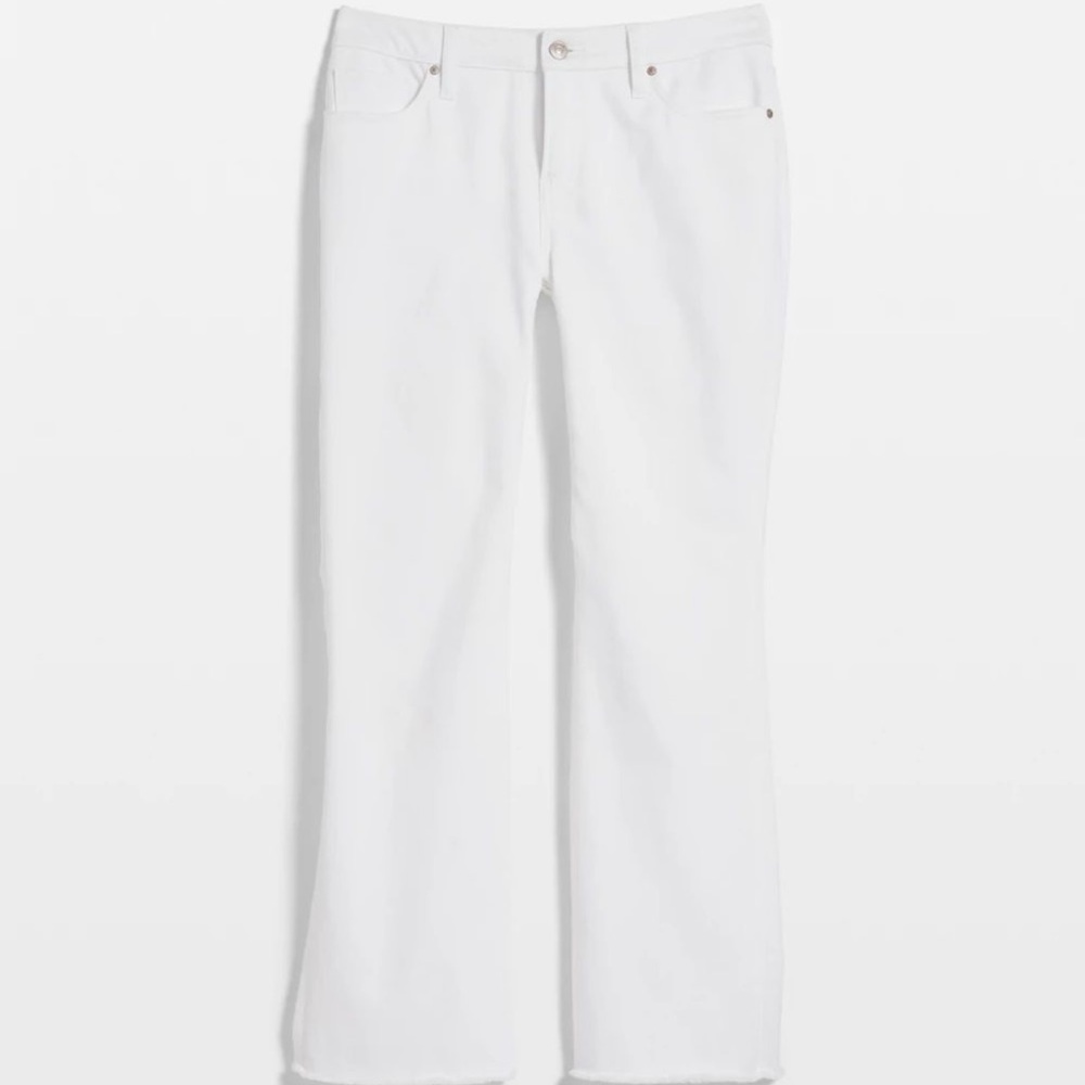 Chico's Crisp White Ankle Jeans